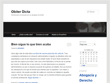 Tablet Screenshot of obiterdicta.net